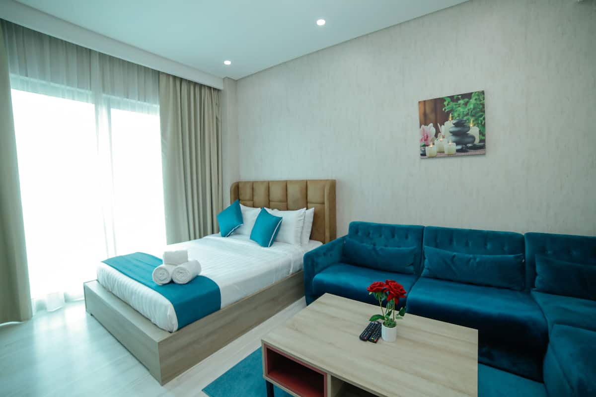 Standard Studio | 1 bedroom, premium bedding, pillowtop beds, blackout drapes