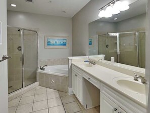 Hair dryer, towels