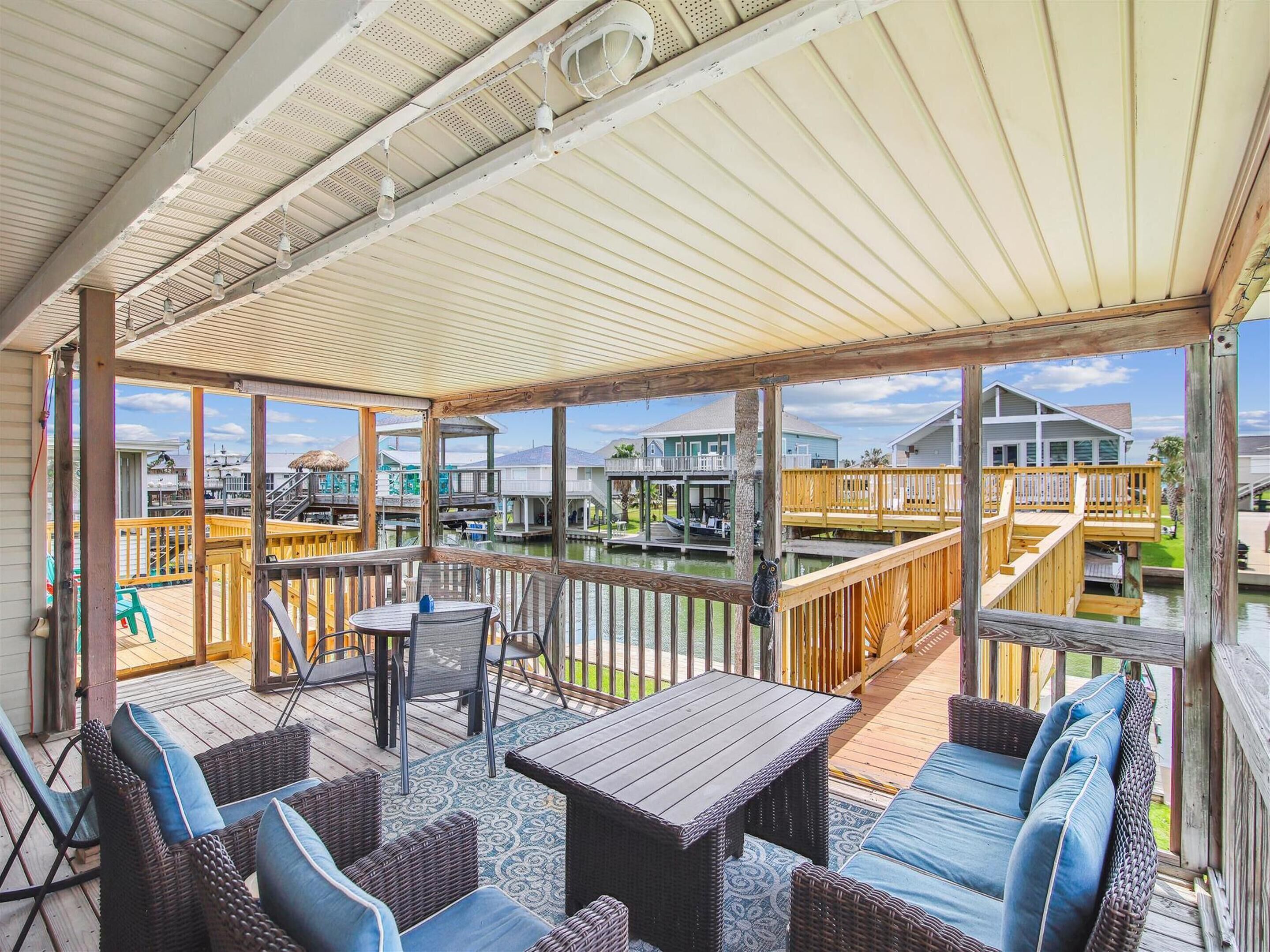 Casa Hermosa | Split Level Home w/ Fishing Dock + Large Balcony