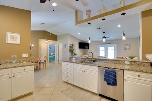 House (3 Bedrooms) | Interior - Pool & Outdoor Bar: Cape Coral Home (Cape Coral)