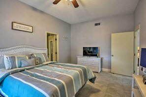 2 bedrooms, iron/ironing board, bed sheets