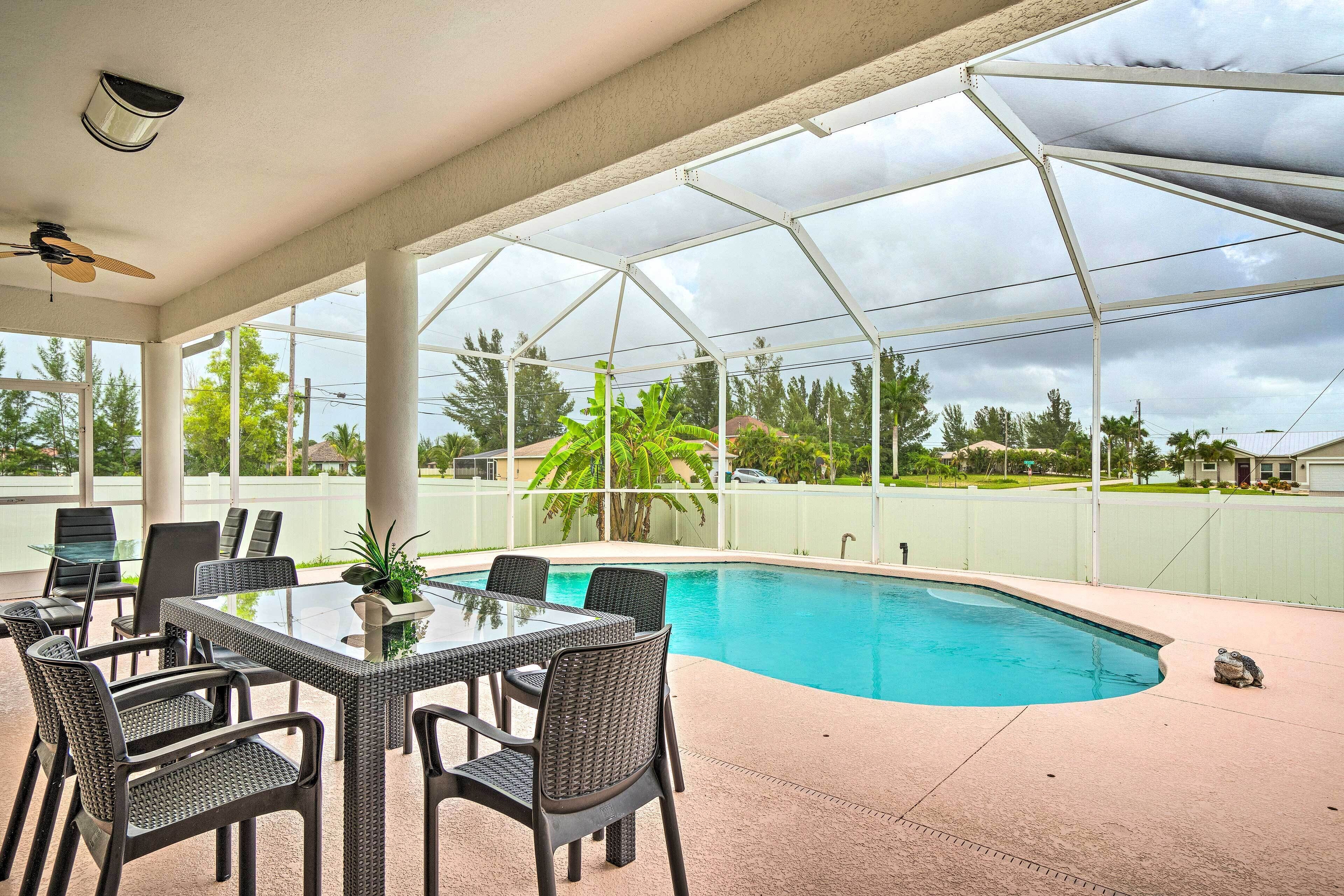 Cape Coral Getaway w/ Pool ~ 6 Mi to Beach!