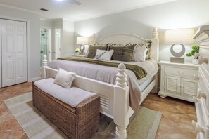 House (3 Bedrooms) | 3 bedrooms, laptop workspace, iron/ironing board, bed sheets - Charming Panama City Beach Cottage - Walk to Ocean (Panama City Beach)