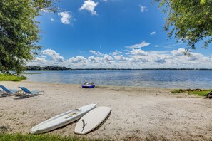 House (2 Bedrooms) | Front of property - Lakefront Frostproof Vacation Rental w/ Beach! (Frostproof)