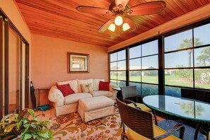 Villa (2 Bedrooms) | Interior - Grill, Lanai & Pool Access: Charming Sebring Villa (Sebring)