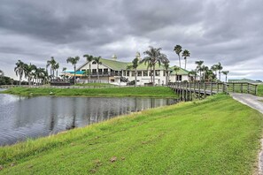 Villa (2 Bedrooms) | Interior - Grill, Lanai & Pool Access: Charming Sebring Villa (Sebring)