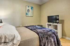 アパートメント (2 Bedrooms) | 2 室のベッドルーム、ノートパソコン用作業スペース、アイロン / アイロン台、ベッドシーツ