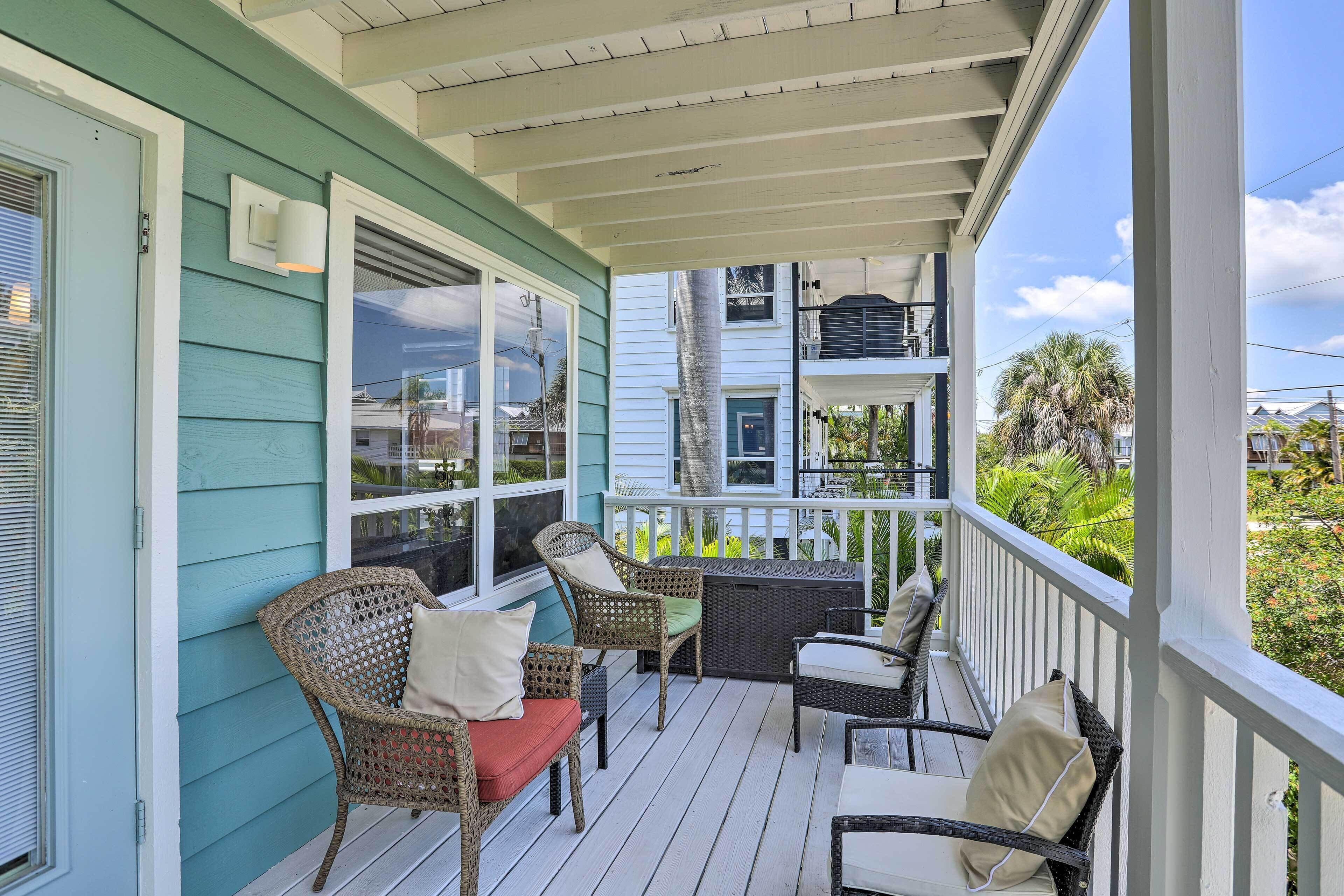 Coastal Bradenton Beach Abode w/ Bay Views!