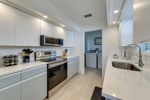 Apartment (2 Bedrooms) | Interior - Covered Deck & Bay Views: Bradenton Beach Abode! (Bradenton Beach)