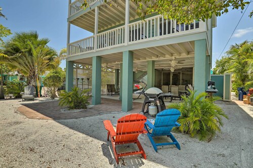 Covered Deck & Bay Views: Bradenton Beach Abode!