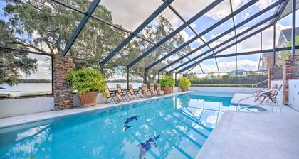 Lanai & Pool: Elegant Villa in Winter Haven!