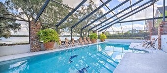 Lanai & Pool: Elegant Villa in Winter Haven!