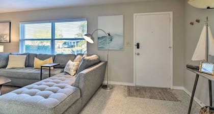 Lush Seminole Surf Inn w/ Backyard Fire Pit!