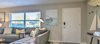 Lush Seminole Surf Inn w/ Backyard Fire Pit!