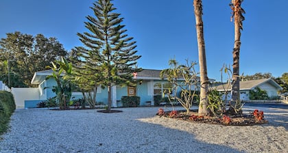 Lush Seminole Surf Inn w/ Backyard Fire Pit!