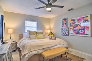 Hus (2 Bedrooms) | 2 soveværelser, strygejern/strygebræt, sengetøj