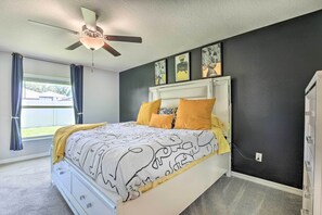 House (3 Bedrooms) | 3 bedrooms, laptop workspace, iron/ironing board, bed sheets