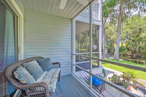 Apartment (2 Bedrooms) | Interior - Old Florida Setting w/ Kayaks & Fishing Poles (Inverness)