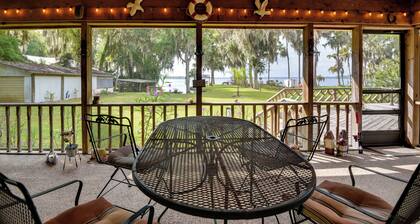 'pirate Cove' Home in Welaka: Dock & River Access!