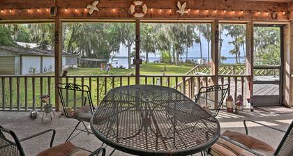 'pirate Cove' Home in Welaka: Dock & River Access!