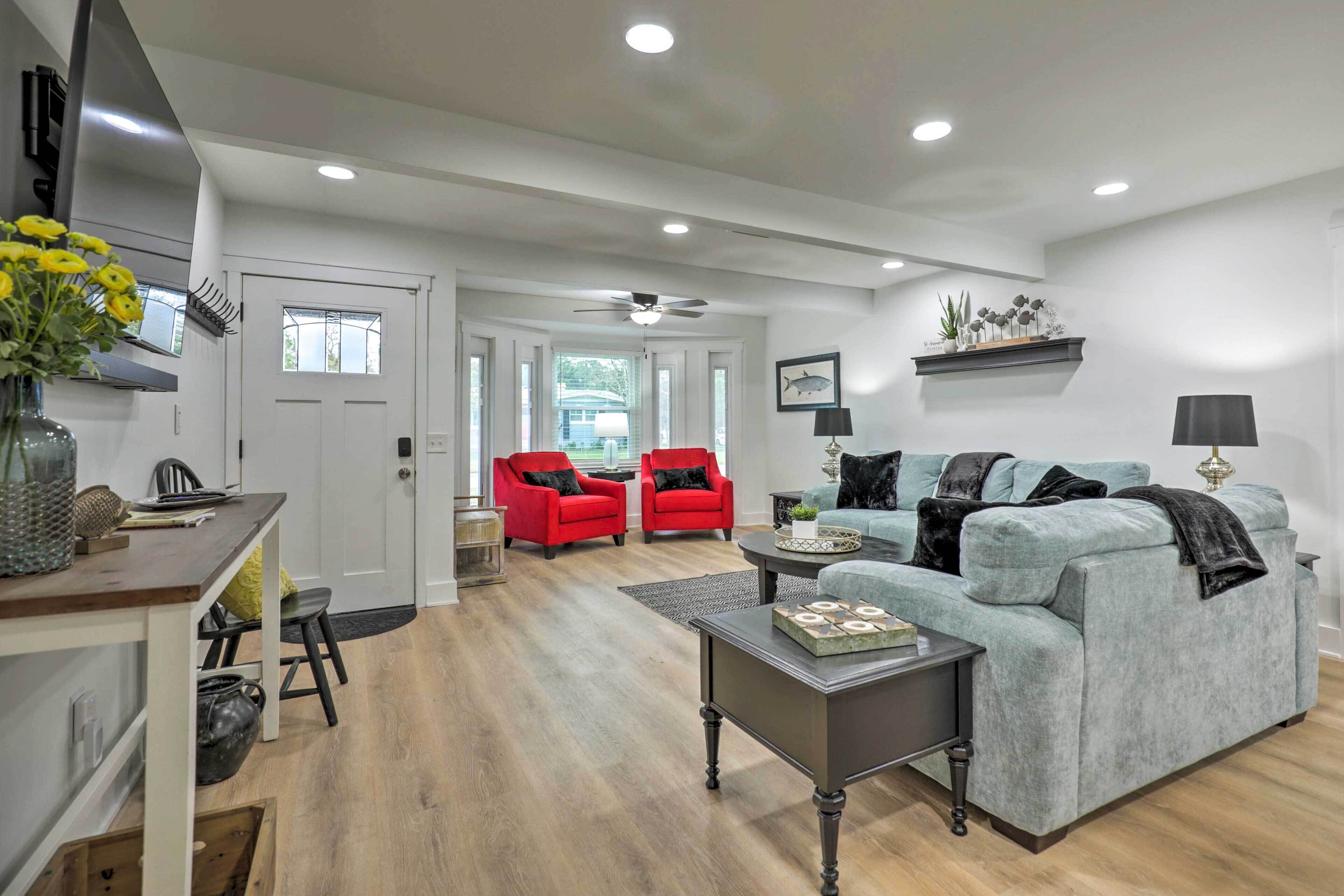 St Augustine Home < 1 Mi to Historic District