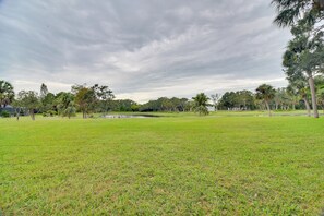 Apartment (0 Bedroom) | Interior - On-site Pond: Sleek Largo Studio < 7 Mi to Beach! (Seminole)