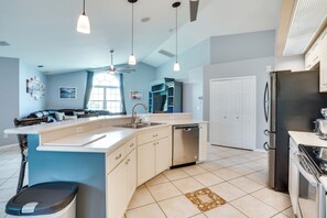 House (4 Bedrooms) | Interior - Private Yard & Pool: Stunning Cape Coral Getaway! (Cape Coral)