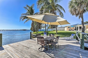 House (3 Bedrooms) | Interior - Pool, Dock & Kayaks: Waterfront Palmetto Home (Palmetto)