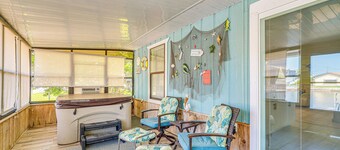 Waterfront Hernando Beach Home w/ Dock & Hot Tub!