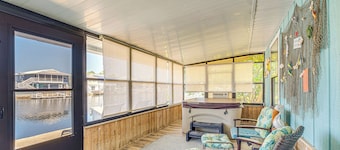 Waterfront Hernando Beach Home w/ Dock & Hot Tub!