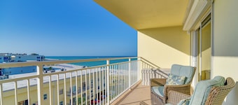 Patio! 5th-floor Oceanfront Condo on Madeira Beach