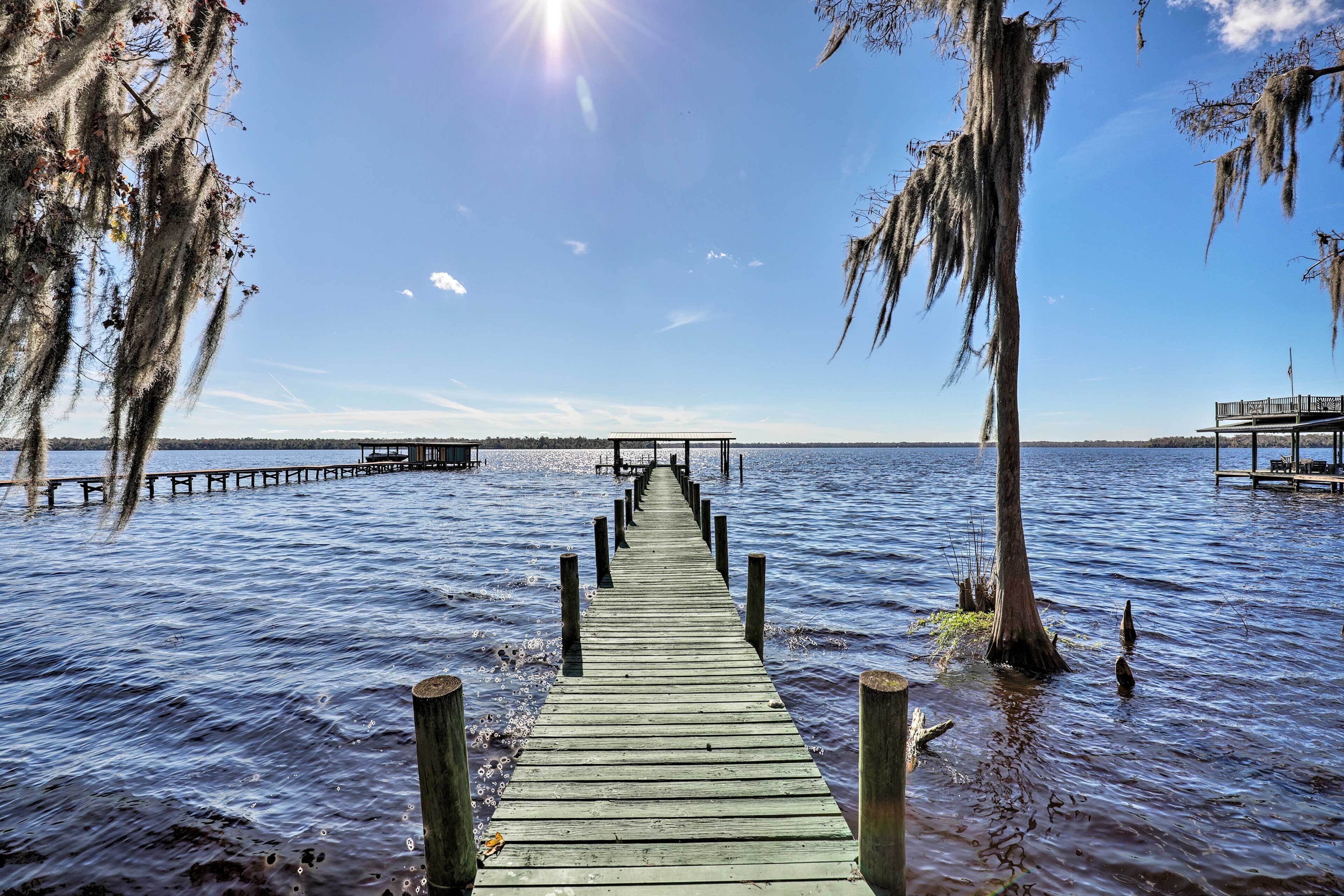 Welaka House W/private Dock on St Johns River