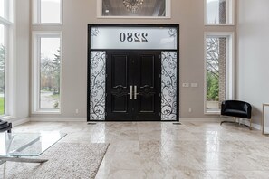 Interior entrance