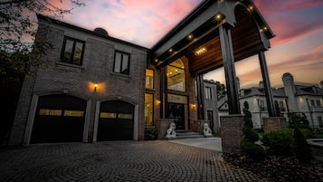 Front of property – evening/night