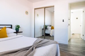 Desk, iron/ironing board, free WiFi, bed sheets