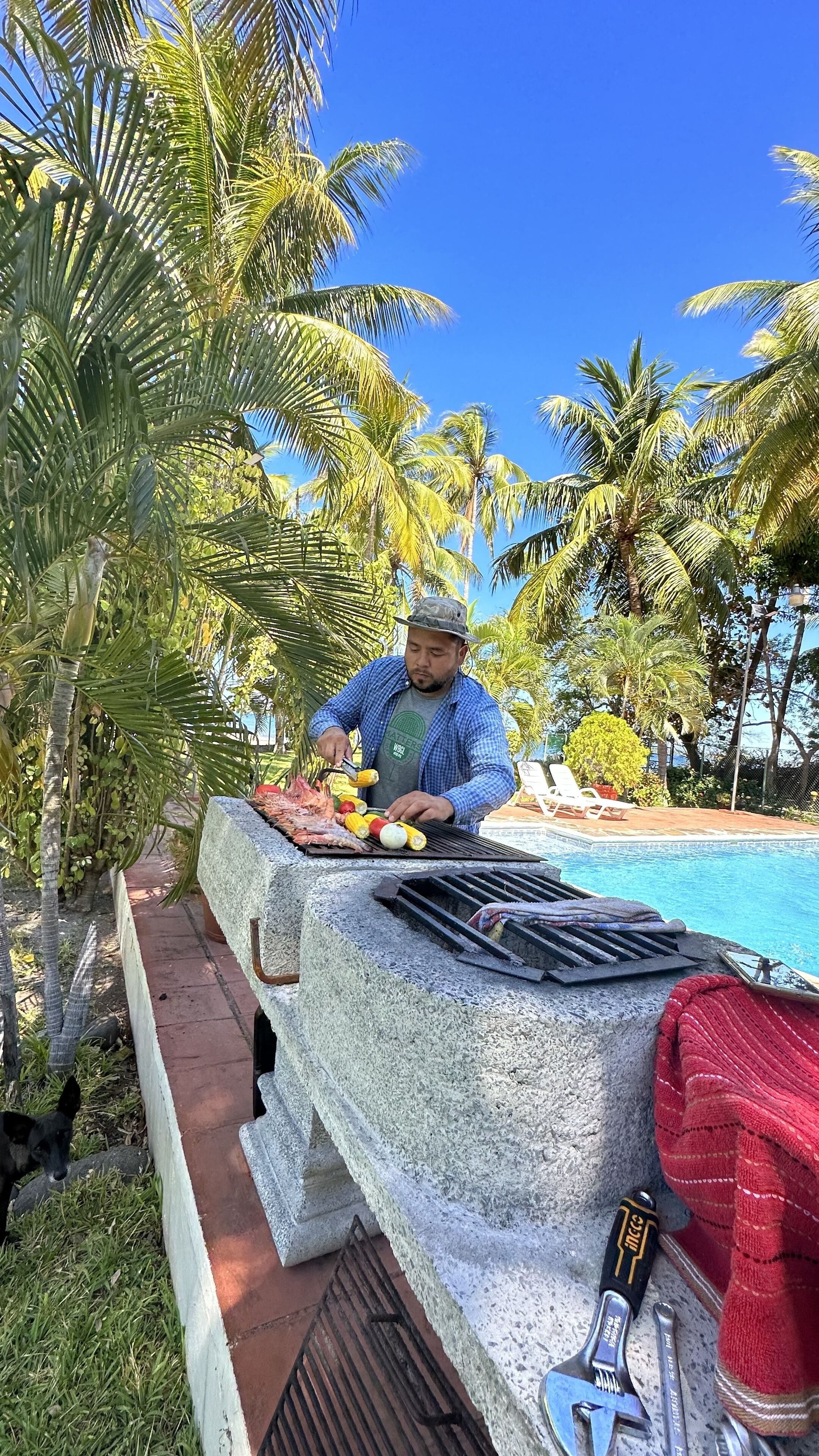 Outdoor pool, free cabanas