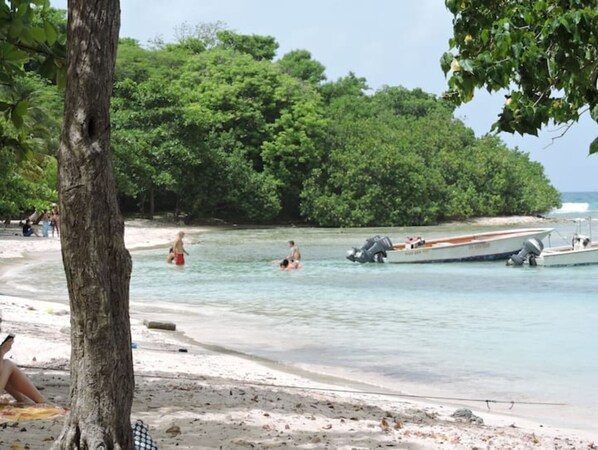 Sun loungers, beach towels