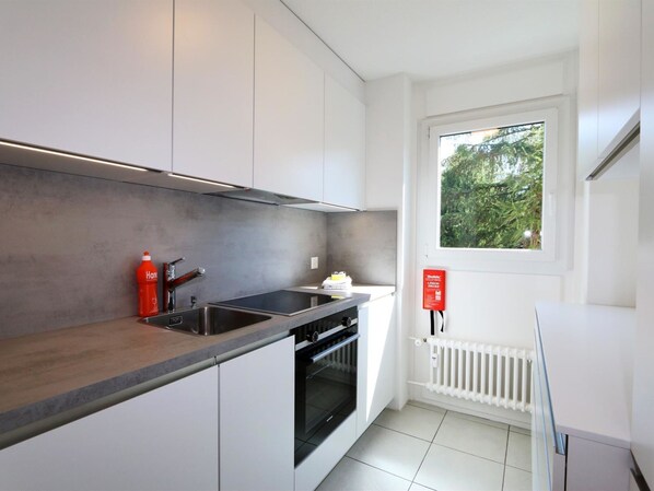 Réfrigérateur, lave-vaisselle, vaisselle et ustensiles