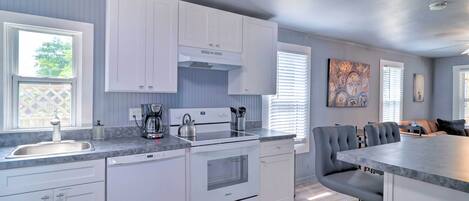 独立别墅 (2 Bedrooms) | 私人厨房 | 微波炉、烤箱、炉灶、洗碗机