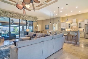 TV, ping pong - 'casa Getaway' Cape Coral Home w/ Lanai & Pool! (Cape Coral)