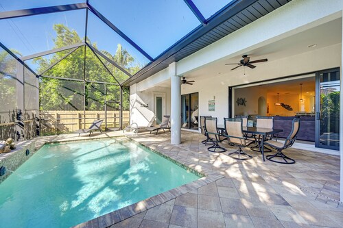 Chic Naples Retreat w/ Private Heated Pool & Lanai
