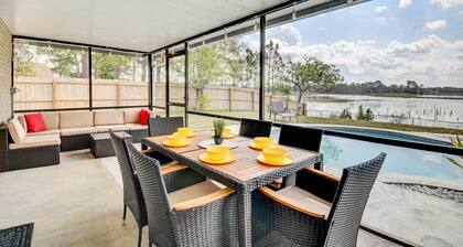 Screened Porch: Waterfront Home in Deltona!