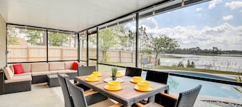 Screened Porch: Waterfront Home in Deltona!