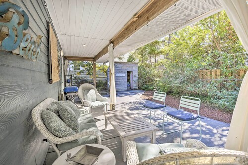 Emerald Coast Getaway w/ Yard - Steps to Beach!