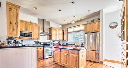 House w/ Wraparound Porch, 1/2 Mi to Lake!