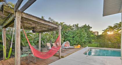 House w/ Heated Pool & Grill - Walk to Beach!