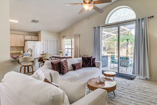 Interior - Pool & Hot Tub: Home 17 Mi to Epic Universe! (Kissimmee)