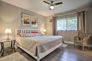 4 間睡房、熨斗/熨衫板、免費嬰兒床、床單