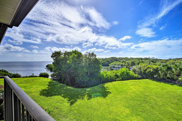 Apartment (2 Bedrooms) | Interior - Balcony & Pool: Gulfview Tierra Verde Escape! (Tierra Verde)