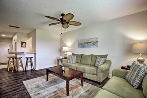 Apartment (2 Bedrooms) | Interior - Balcony & Pool: Gulfview Tierra Verde Escape! (Tierra Verde)